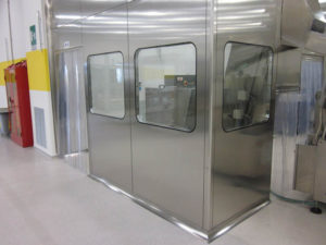 Stainless Steel Cleanroom partition panels1